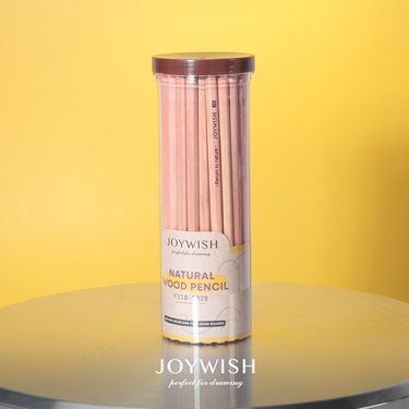 Natural Wood Hexagonal Sketch Pencils Set - 2B Exam Pencils For Students, Wooden Drawing Pencils For Kids & Artists, Triangular & Hexagonal Design_voghion.com