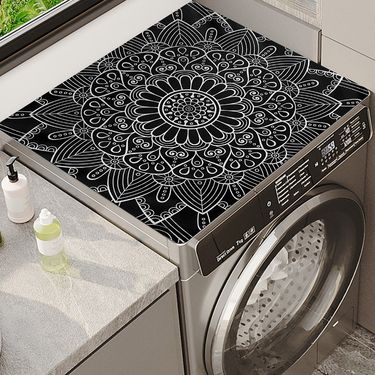 Home & Garden washing machine cover pad refrigerator microwave dryer top sunscreen dust cover bedside table cover towel_voghion.com