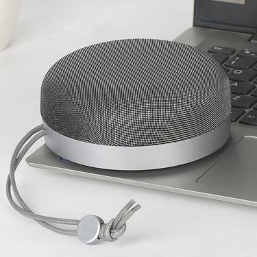 Mini Fabric Bluetooth Speaker - USB Rechargeable & Portable With TWS Pairing (Wireless Call Function For Home/Outdoor Use)_voghion.com