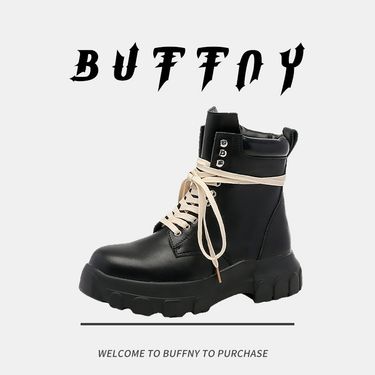 Leather Light Luxury Thick-soled Heightening Men's Martin Boots Retro Casual Ins Tooling Boots_voghion.com
