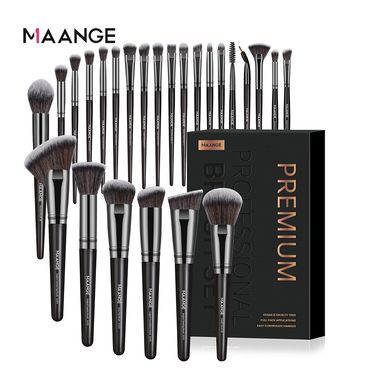 25 high-end set plus box powder blusher eye shadow brush professional makeup tools_voghion.com