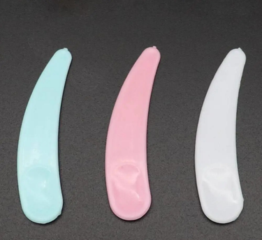 10pcs/set Mini Mask Cream Spoons Face Eye Cream Stick Cosmetics Mixing Spatula Disposable Curved Scoop Makeup Beauty Tool Kits_voghion.com