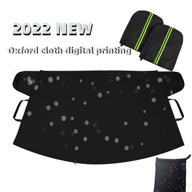 Suitable for ice and snow car windshield snow cover enhanced snow cover 600D Oxford fabric winter snow removal cover_voghion.com