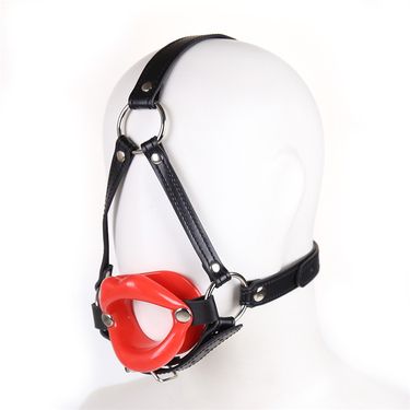 Sex Products Adult Mouth Plug Loose Shooting Harness Sex Holy Water Bondage Mouth Shackle Mouth Opener Leather Toy Plug_voghion.com