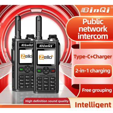 Walkie-Talkie Zello Overseas English Version Latin America With WiFi Bluetooth TYPE-C Charging Smart Handheld_voghion.com