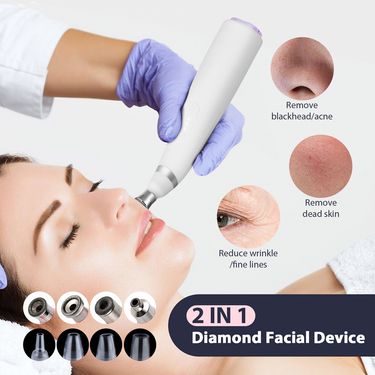 Diamond Microdermabrasion Machine Facial Vacuum Blackhead Removal Skin Toning Anti Aging Home Facial Peeling Beauty Device SPA_voghion.com