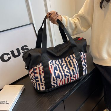 fitness bag men's sports bag yoga bag dry and wet separation crossbody shoulder travel bag short distance luggage handbag_voghion.com