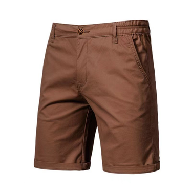 Summer men's casual capris in solid colors, new sports straight simple shorts, slim fit and versatile pants_voghion.com