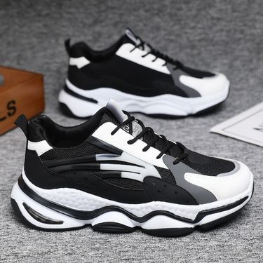New Outdoor Sports Fashion Thick-Soled Casual Trendy Dad Blade-Soled Running Low-Top Men's Shoes_voghion.com