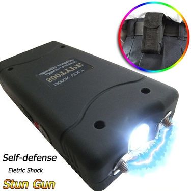 POLICE Mini Flashlight Stun Gnn Defense Tosers LED Charging Tactical Flashlight Self-defense Flashlight_voghion.com