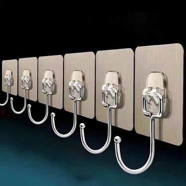 Large Hook Strong Adhesive Sticker For Hanging Objects, Drilling Required, Heavy Duty Kitchen Wall Sticker, No Bird_voghion.com