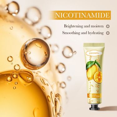 FAYANKOU Lemon Moisturizing Autumn And Winter Anti Cracking Hand Cream In Full English_voghion.com