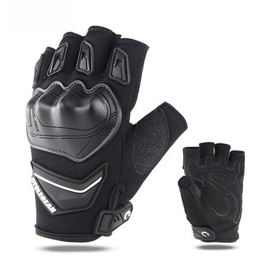 Motorcycle Summer Half Finger Gloves Knight Anti-fall Off-road Riding Gloves Motorcycle Racing Four Seasons Short Gloves_voghion.com