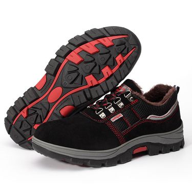 Labor protection shoes for men and women steel baotou anti-smash and anti-puncture comfortable lightweight warm welder safety protection shoes_voghion.com