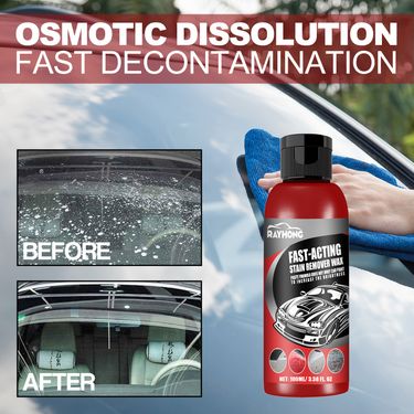 car decontamination wax removes stains, water marks, oil stains, cleans and polishes the paint surface_voghion.com