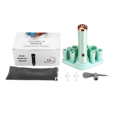 1 Set Eyelash Glue Shaker Electric Wake-up Tools for Nail Polish Tattoo Ink Liquid Shaking Machine Eyelash Glue Makeup Device_voghion.com