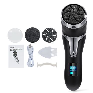 Electric Pedicure Tools Foot Care Remove Hard Cracked Eliminate Dead Skin Callus Remover Feet Foot Files Sandpaper Grinder IPX7_voghion.com