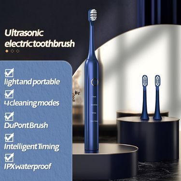 Ultrasonic Electric Toothbrush, Scrubber, Two-in-one Tartar And Calculus Remover_voghion.com