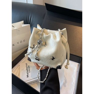 Summer Super Popular Niche For Women 2024 New Fashion Versatile Chain Crossbody High-end Single Shoulder Bucket Bag_voghion.com