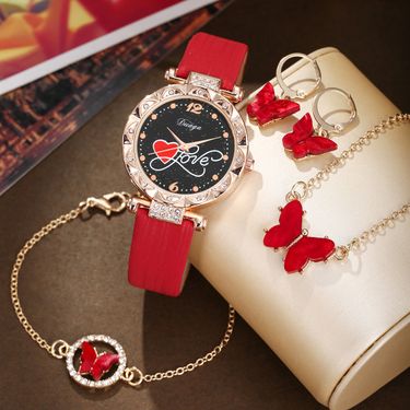 Jewelry Sets Ins Popular College Entrance Examination Special Watch Female Student Simple Casual Retro Literary Harajuku College Style_voghion.com