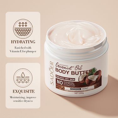 SADOER Coconut Butter and Anti cracking Moisturizing Body Lotion_voghion.com