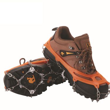 8 teeth outdoor ice mountaineering non-slip shoe cover simple non-slip chain non-slip eight teeth crampons_viptrois.com