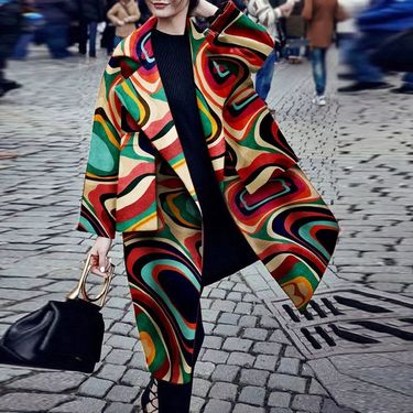 2025 Women's Casual Long Solid Color Warm Woolen Trench Coat For Women Autumn Winter_ecoleips.com