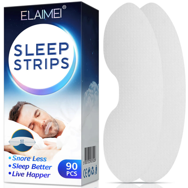 Elaimei Anti Snoring Sleeping Strips Disposable Soft Tape For Better Nose Breathing Reduce Mouth Dry Throat Pain_voghion.com