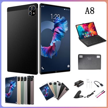 8 Inch Android Tablet With IPS HD Screen, Bluetooth, Dual SIM, GPS, And Voice Calling - MTK Quad-Core Processor, 16GB Storage, 9+ Hours Battery Life_voghion.com