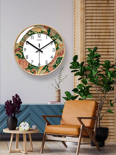 Yipula 7006 Minimalist Clock Living Room Nordic Mediterranean Silent New Round Wall Watch Bohemian_voghion.com