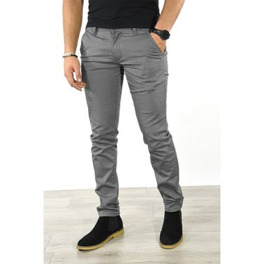 Men's Business Solid Color Casual Pants_mkmklike.com