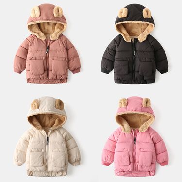 kids'clothing Children's clothes boy's thick coat baby cartoon zipper sweater girl's top trend_voghion.com