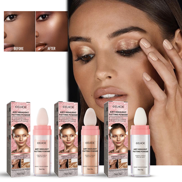 EELHOE Highlighting Powder Lightweight Highlighting Brightening Natural Three-dimensional Contouring Powder Beach Highlighting Full Body Sexy_voghion.com