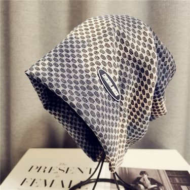 Small Label Headband Outdoor Sports Gradient Hollow Pullover Men's and Women's Thin Top Stacking Hat_voghion.com