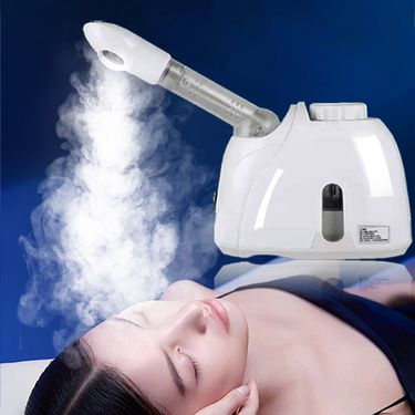 Facial Hot Spray Steamer with Extendable Arm Steaming Warm Mist Humidifier for Face Spa Sinuses Moisturizing, Home Use_voghion.com