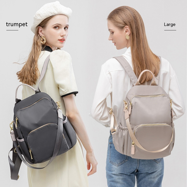 Backpack 2023 New Model Launched Versatile and Fashionable Large-capacity Canvas Small Backpack. Oxford Cloth Anti-theft School Bag_viptrois.com