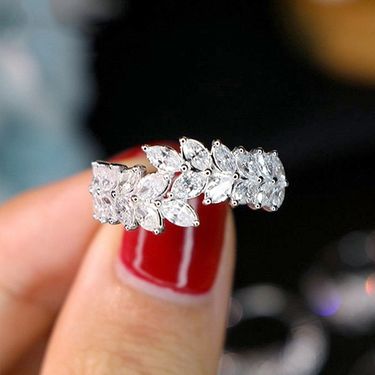 Cao Shi's Niche Design, High-end Feel, Instagram Fashion, Versatile Index Finger Copper Gold-plated Wheat Ear Ring,_voghion.com
