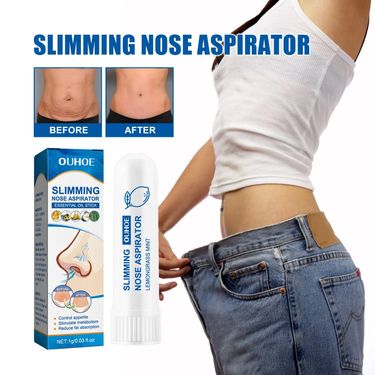 Nasal Inhaler for Slimming Body Detox Aromatherapy Fat Burning Lose Weight Sculpting Shaping Firm Tighten Breathing Nose Stick_voghion.com
