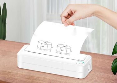 A4 Bluetooth Connection Inkless Printing Portable Mini Student Office Home Photo Printer_voghion.com