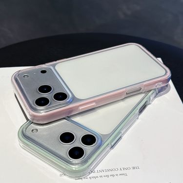 2 In 1 Candy Bumper Clear Case For IPhone 17 Air 16 15 14 13 12 11 Pro Max Plus Shockproof Protective Soft TPU Phone Cover Capa_voghion.com