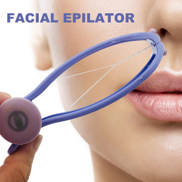 Hislaves Facial Epilator Manual Stable Convenient Multipurpose Safe Beauty Tool Cotton Thread Beauty Spring Epilator Tool for Women_voghion.com