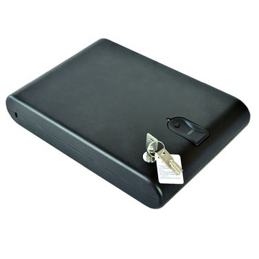 Biometric Fingerprint Safe Box Solid Steel Security Gun Key Valuables Jewelry Box Protable Security Biometric Fingerprint Box_voghion.com