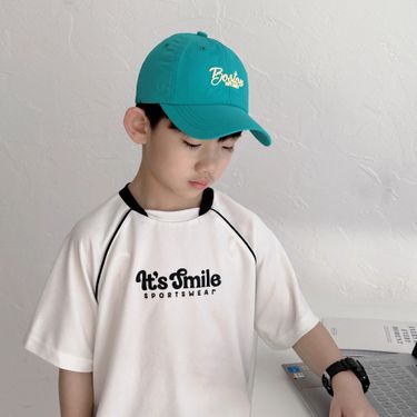 New Children's Quick Drying Baseball Versatile Korean Duck Tongue Student Breathable Leisure Protection Sun visor Hat_voghion.com