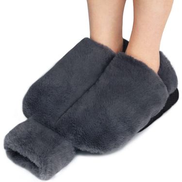 Cross-border foot warmer water heater 2L hot water bag slippers heating foot warmer washable removable heating foot cover_voghion.com