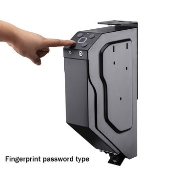 Fingerprint/Password Gun Safes Pistol Safe Box Steel Gun Box Security Guns Fingerprint Password Unlock Anti-Burglary With Keys_voghion.com