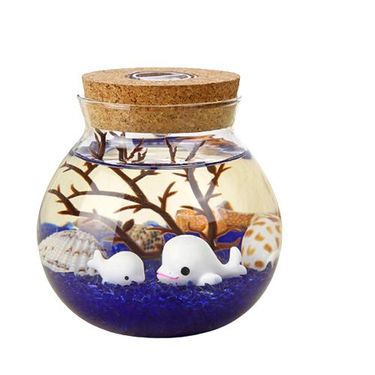 Novelty RGB LED Night Lamp Romantic Sea Fish Stone Ocean Bottle Night Lights For Children Baby Christmas Gift Bedroom Decoration_voghion.com