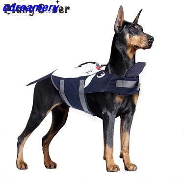 Summer Shark Pet Life Jacket Buoyancy Dog Swimsuit Vest Swimming Clothes Pet Coat Supplies_voghion.com