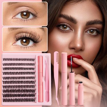 False Eyelashes 200 Cluster Large-Capacity Single Cluster False Eyelashes Grafting Eyelashes Thick Simulation Eyelashes_voghion.com