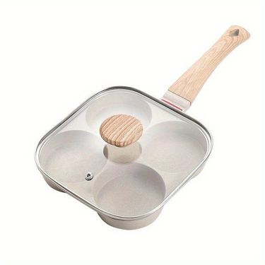 1pc Non-Stick Omelet Pan with Lid - Perfect for Breakfast, Burgers, Pancakes, and More!_voghion.com