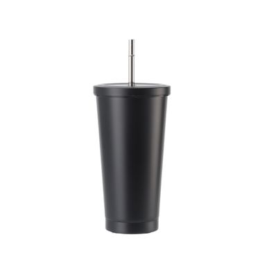 500ml Stainless Steel Coffee Mug Thermo Mug with Lid Beer Mugs for Tea Cup Thermos Metal Cup Drink Straw Travel Cups_voghion.com
